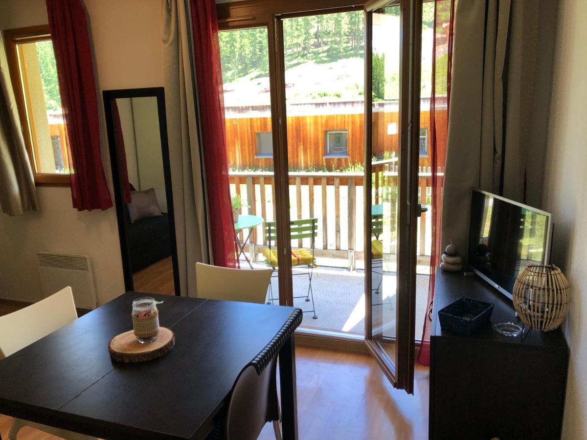 Studio Vue Piste + Parking Souterrain Privatif Inclus Les Orres Esterno foto