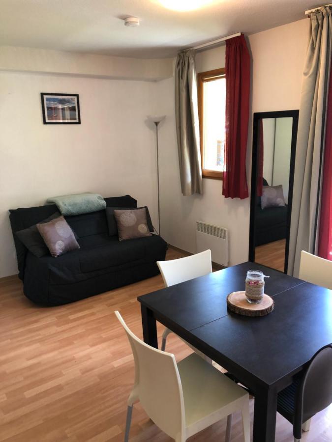 Studio Vue Piste + Parking Souterrain Privatif Inclus Les Orres Esterno foto