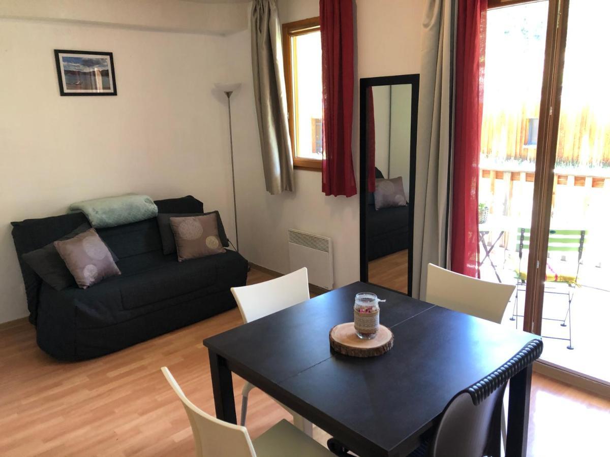 Studio Vue Piste + Parking Souterrain Privatif Inclus Les Orres Esterno foto